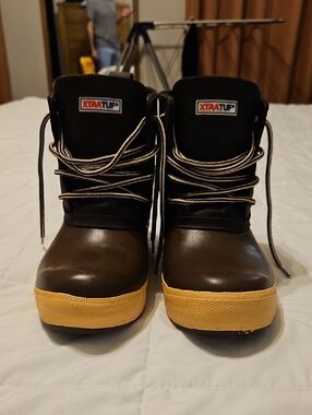 XTRATUF Brown & Yellow Ankle Boots